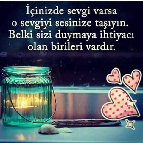 İçinizde Sevgi Varsa